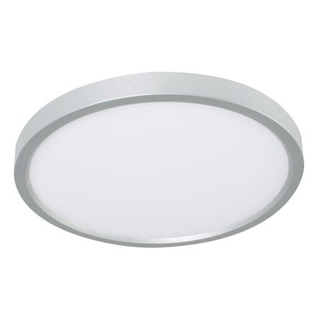 AFX Edge 6" Round LED Flush Mount - Satin Nickel EGRF06LAJD1SN